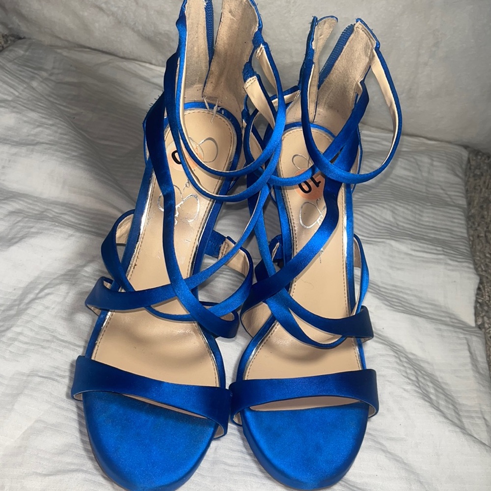 Blue heels Jessica Simpson